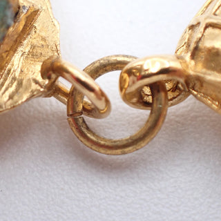Chanel Vintage Drop Clip On Earrings Crystal with Metal