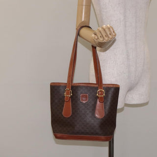 Celine Vintage Macadam Handbag Canvas