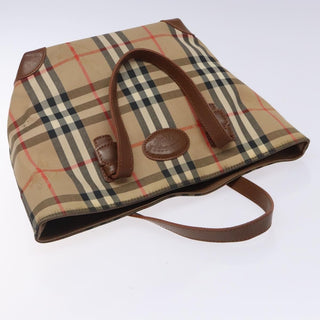 Burberry Nova Check Tote canvas check pattern