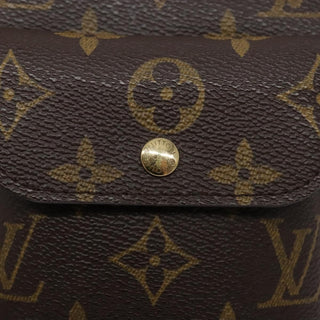 Louis Vuitton Partition Wristlet Clutch Monogram Canvas