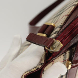 Burberry Nova Check Tote canvas check pattern