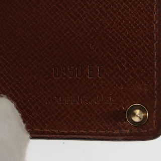 Louis Vuitton Porte Cartes Pression Card Case Monogram Canvas