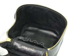 Chanel Vintage Timeless Cosmetic Case Caviar