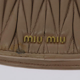 Miu Miu Chain Flap Crossbody Bag Matelasse Leather