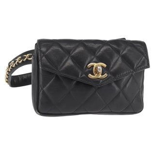 Chanel Vintage CC Flap Waist Bag Quilted Lambskin