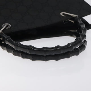 Gucci Vintage Bamboo Handle Tote GG Nylon