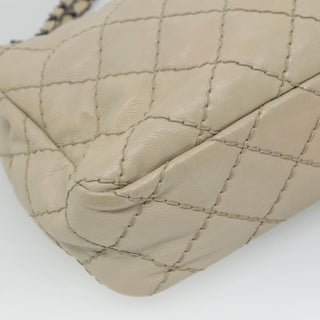 Chanel Natural Beauty Split Pocket Flap Bag Stitched Calfskin