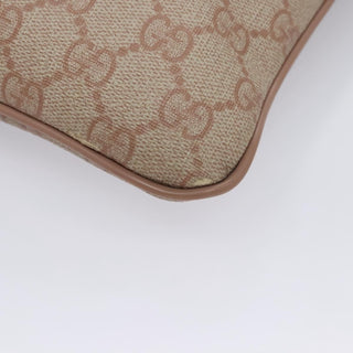 Gucci Front Zip Flat Messenger Bag GG Coated Canvas