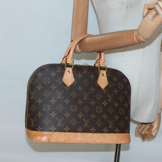 Louis Vuitton Alma Handbag Monogram Canvas