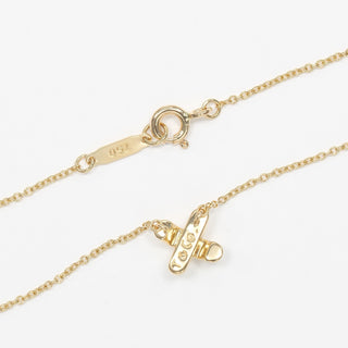 Tiffany & Co. Cross.Pendant Necklace 18K Yellow Gold