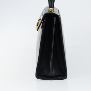 Salvatore Ferragamo Gancini Convertible Top Handle Bag Leather