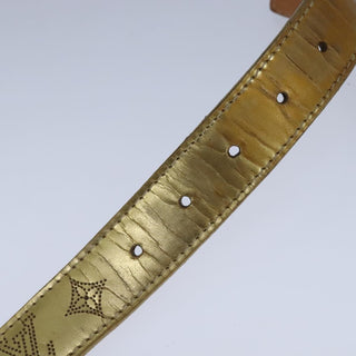 Louis Vuitton Buckle Belt Mahina Leather