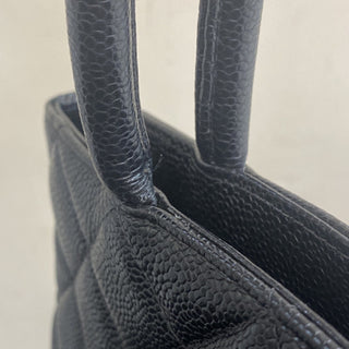 Chanel Medallion Tote Quilted Caviar