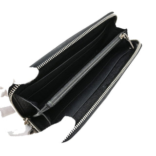 Chanel CC Logo Zipper Long Bifold Leather