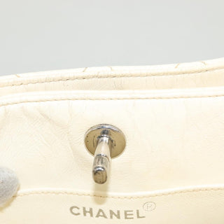 Chanel Vintage CC Shoulder Bag Quilted Caviar
