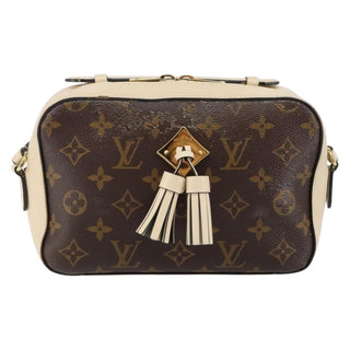 Louis Vuitton Saintonge Handbag Monogram Canvas with Leather