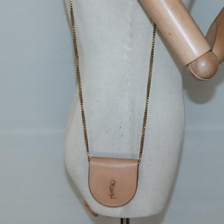 Saint Laurent Le K Chain Crossbody Bag Leather