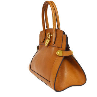 Louis Vuitton City Steamer Handbag Leather