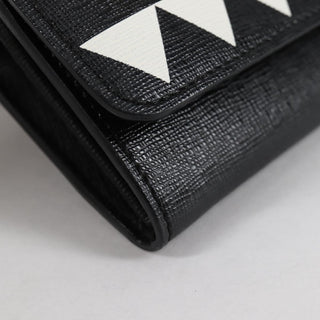 Fendi Monster Wallet on Chain Studded Leather