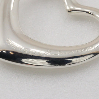 Tiffany & Co. Elsa Peretti Open Heart Pendant Necklace Sterling Silver