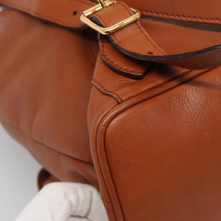 Gucci Vintage Bamboo Backpack Leather