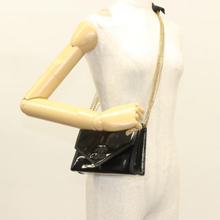 Chanel Vintage Envelope Flap Messenger Bag Patent Leather