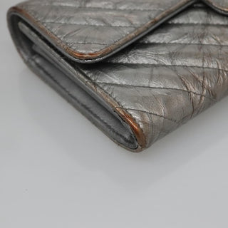 Chanel L-Flap Wallet Chevron Patent