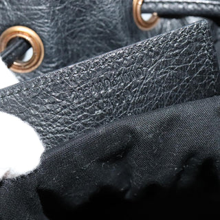 Balenciaga Pom Pon Giant Studs Bag Leather