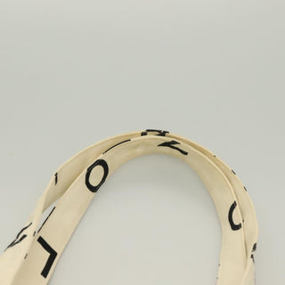 Chanel Vintage Coco Logo Zip Tote Quilted Printed Canvas