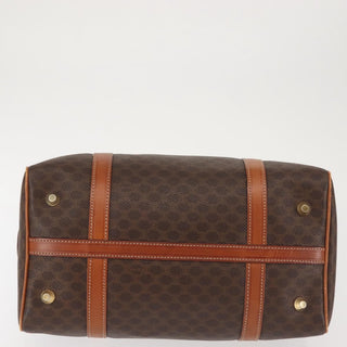 Celine Vintage Boston Bag Macadam Coated Canvas