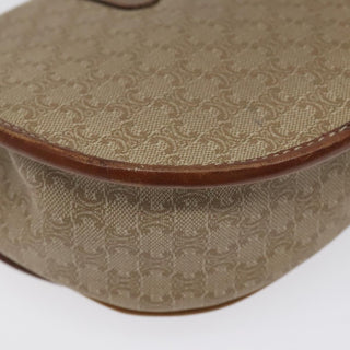 Celine Vintage Macadam Shoulder Bag Canvas