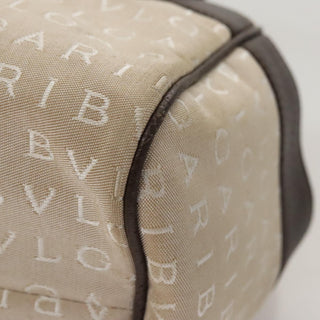 Bvlgari B.Zero1 Logomania Bag Canvas with Leather