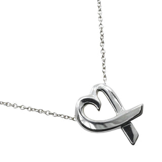 Tiffany & Co. Paloma Picasso Loving Heart Pendant Necklace Silver 925