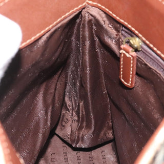 Burberry Top Handle Tote Haymarket Coated Canvas