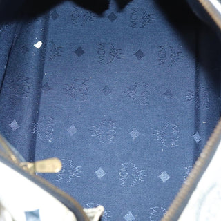 MCM Visetos Handbag Canvas and Leather