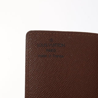 Louis Vuitton Porte Cartes Pression Card Case Monogram Canvas