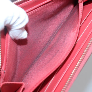 Chanel Filigree Zip Around Wallet Quilted Caviar