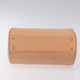 Chanel Chocolate Bar Barrel Bag Quilted Leather