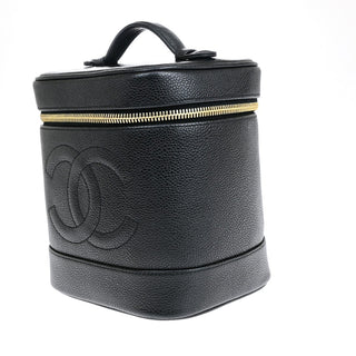 Chanel Vintage Timeless Vanity Case Caviar
