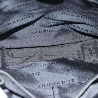 Burberry Front Pocket Flap Messenger Vintage Check Nylon and Nylon