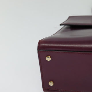 Celine Circle Logo Handbag Leather