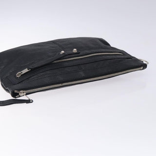 Balenciaga Classic City Clip Pouch Leather