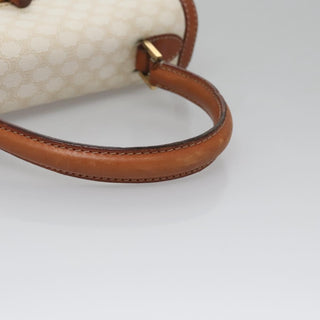 Celine Vintage Convertible Top Handle Bag Macadam Coated Canvas