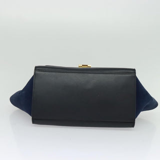 Celine Trapeze Bag Leather with Suede