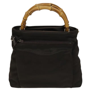 Gucci Vintage Bamboo Handle Bag Nylon