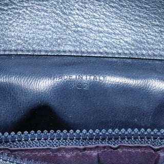 Celine Vintage Macadam Shoulder Bag Canvas and Leather