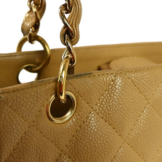 Chanel Petite Shopping Tote Quilted Caviar