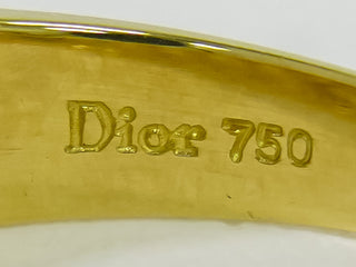 Christian Dior CD ring Yellow Gold and Diamond