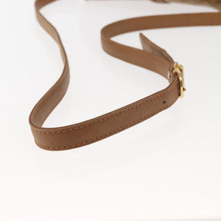 Celine Vintage Macadam Shoulder Bag Canvas and Leather