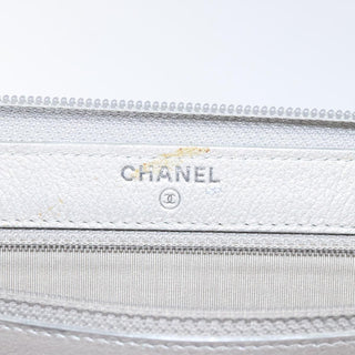 Chanel Camellia Zip Around Organizer Leather